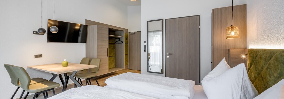 Schlaf- Wohnbereich - Camping Sölden Apartments - Sölden