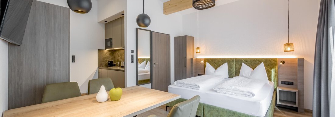 Schlaf- Wohnbereich - Camping Sölden Apartments - Sölden