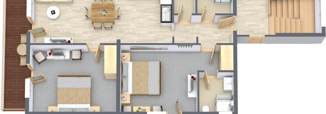 Grundriss - Gästehaus Bergkristall - Sölden