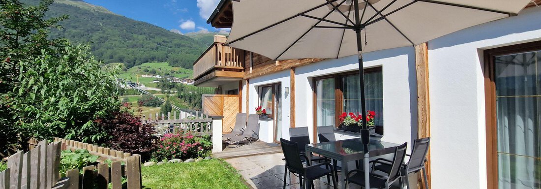 Garten Panorama. - Granbichlhof - Sölden