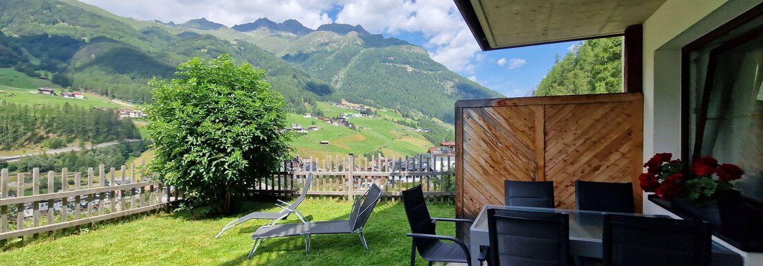 Garten Talblick .. - Granbichlhof - Sölden
