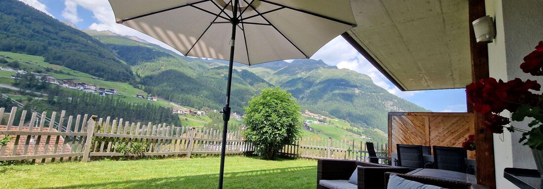 Garten Talblick  - Granbichlhof - Sölden