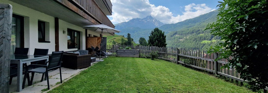 Garten Talblick. - Granbichlhof - Sölden