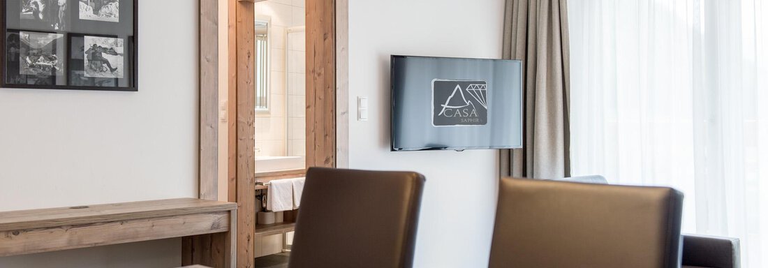Wohnraum Wohnraum - Hotel-Appartements A CASA "Saphir" - Sölden