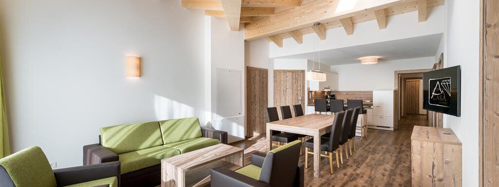 Wohnraum - Hotel-Appartements A CASA "Saphir" - Sölden