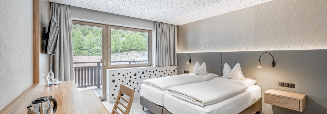 DZ Viktoria Schlafraum - Hotel Garni Viktoria - Sölden