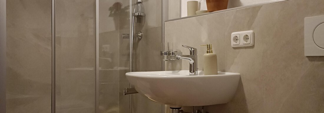 Dusche/WC - Michls Hoamat Appartement - Sölden