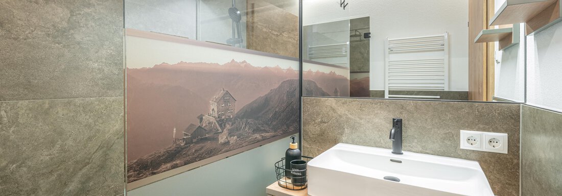 Badezimmer App. Raphael Lilli - Apart Dorhoam - Umhausen