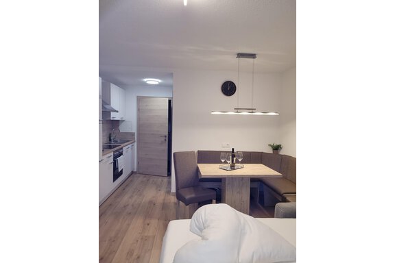 Blick in die Küche - Apartment Zaharia - Umhausen