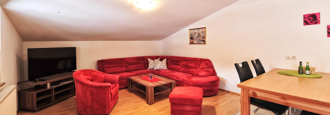 Wohnbereich - Ferienwohnung Sand - Umhausen