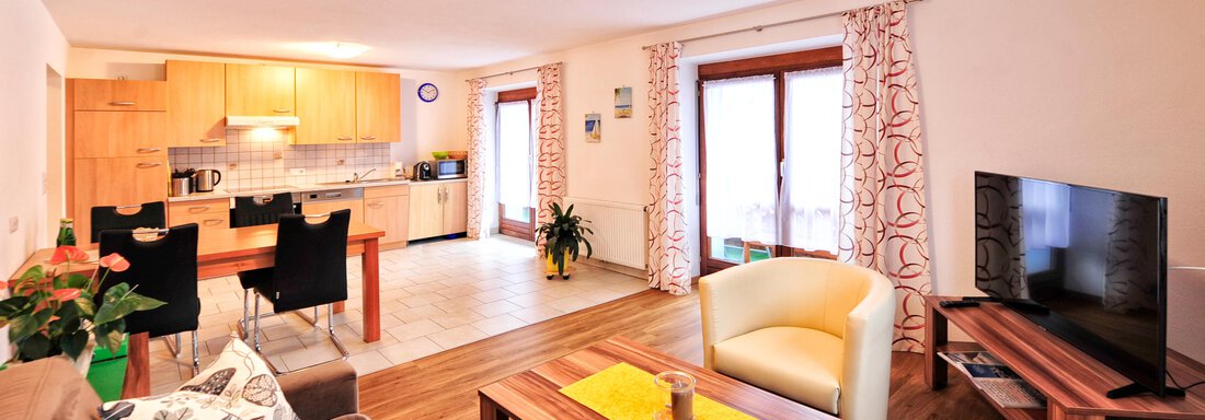 Wohnbereich - Ferienwohnung Sand - Umhausen