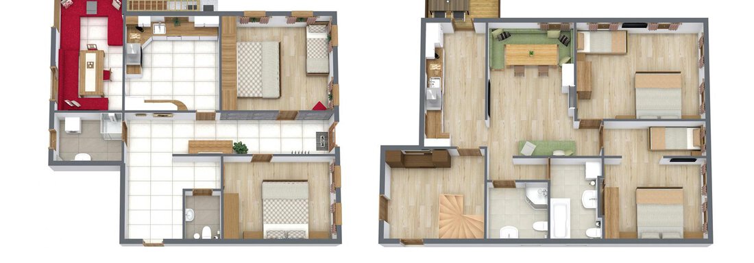 Skizze Apartment Hörndle - Landhaus Waldhart - Umhausen