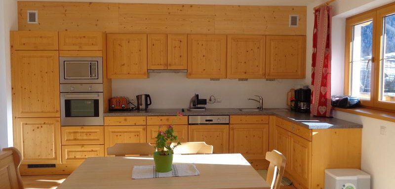 ganze Ansicht Küche - Michelas Hof 14155 - Umhausen