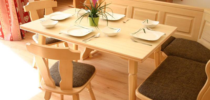 Essbereich in der Küche - Michelas Hof 14155 - Umhausen