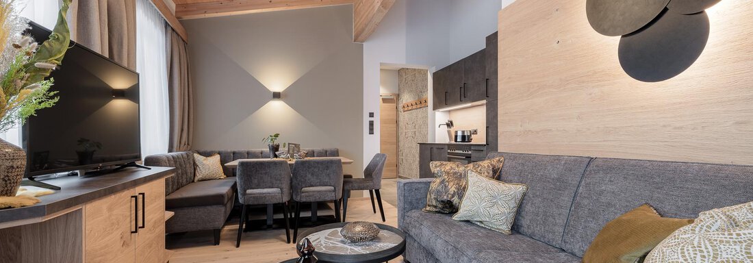 Wohnzimmer und Küche Wohnzimmer und Küche - MYALPS Ötztal - Umhausen